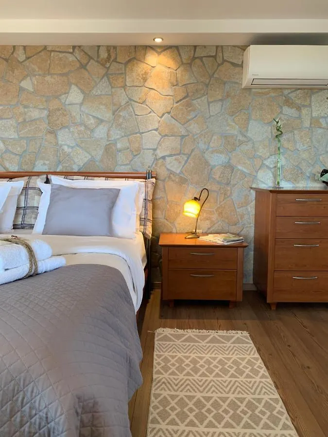 Ferienwohnung Doormat# Wait 'N Sea, Jacuzzi, Luxury Stone House Epanomi Apartment